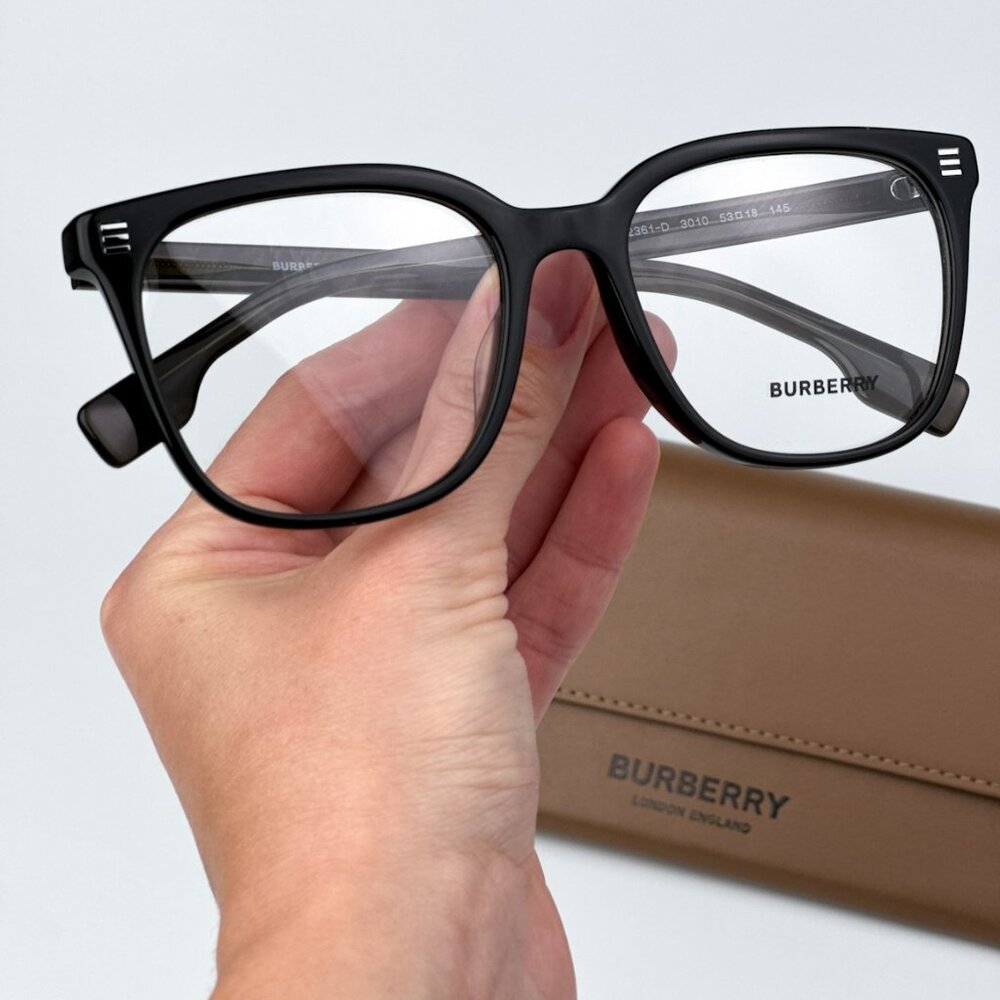 Burberry BE2361D 3010 BRAND NEW Eyeglasses Dark Green Square Unisex